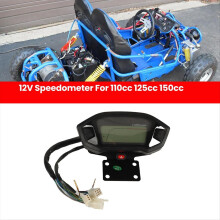 12V Motorcycle Speedometer Tachometer Odometer for