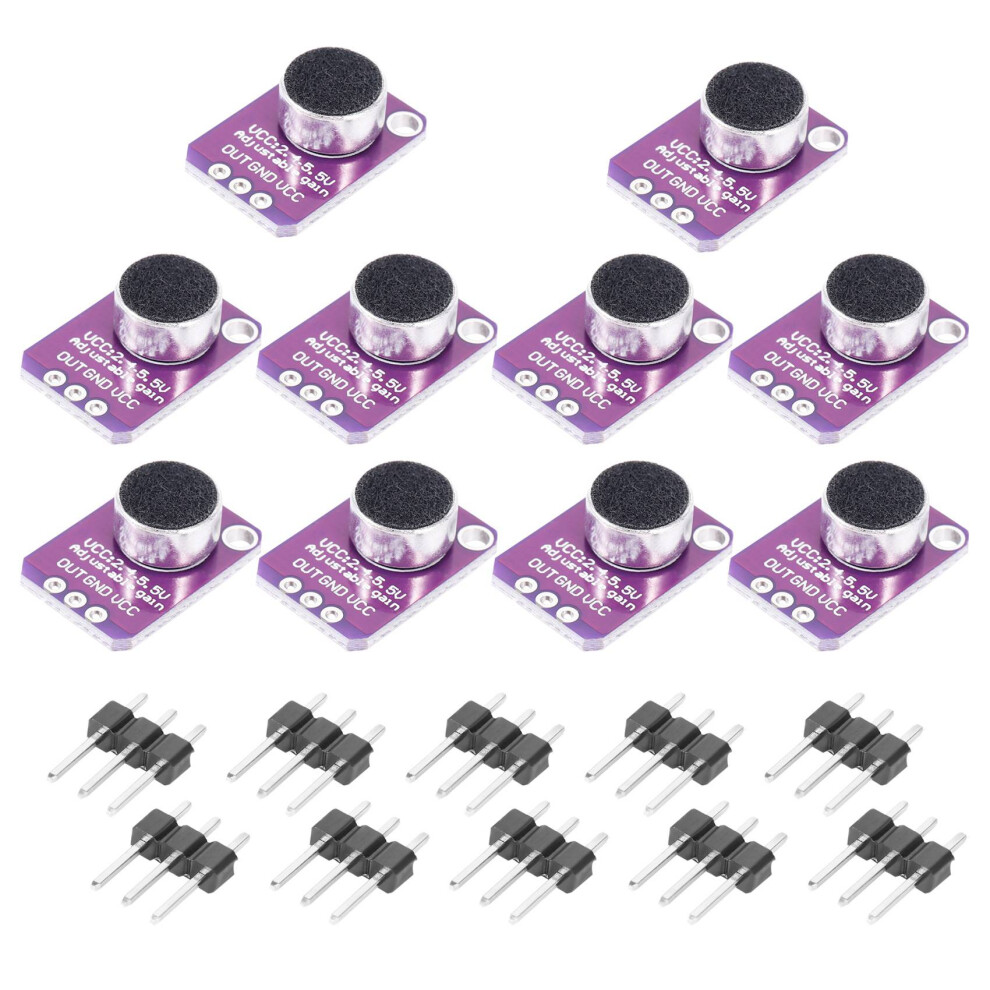 10 Pcs Electret Microphone Amplifier Adjustable Ma 4851707670180