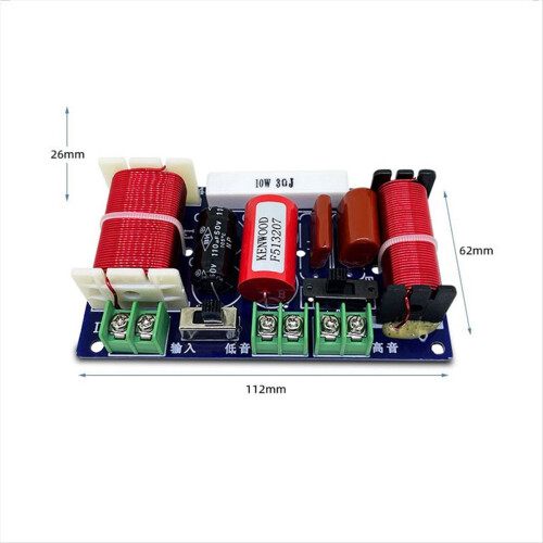 2PCS 2-Way 250W 2500Hz-3000Hz Frequency Divider DI 1