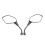 Universal 2Pcs Motorcycle Big Size Rear View Mirro 1