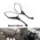 Universal 2Pcs Motorcycle Big Size Rear View Mirro 4