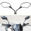 Universal 2Pcs Motorcycle Big Size Rear View Mirro 3