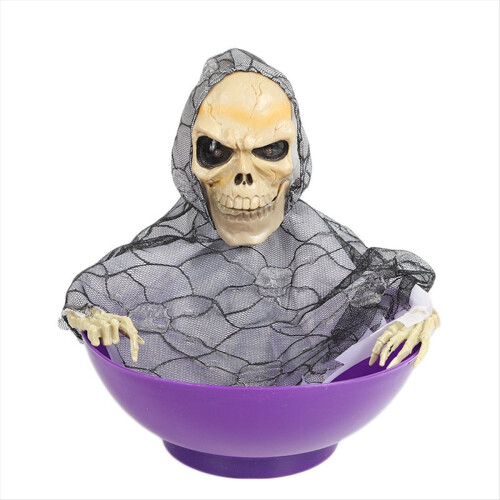 Halloween Candy Bowl Electric Fruit Tray Haunted P 1