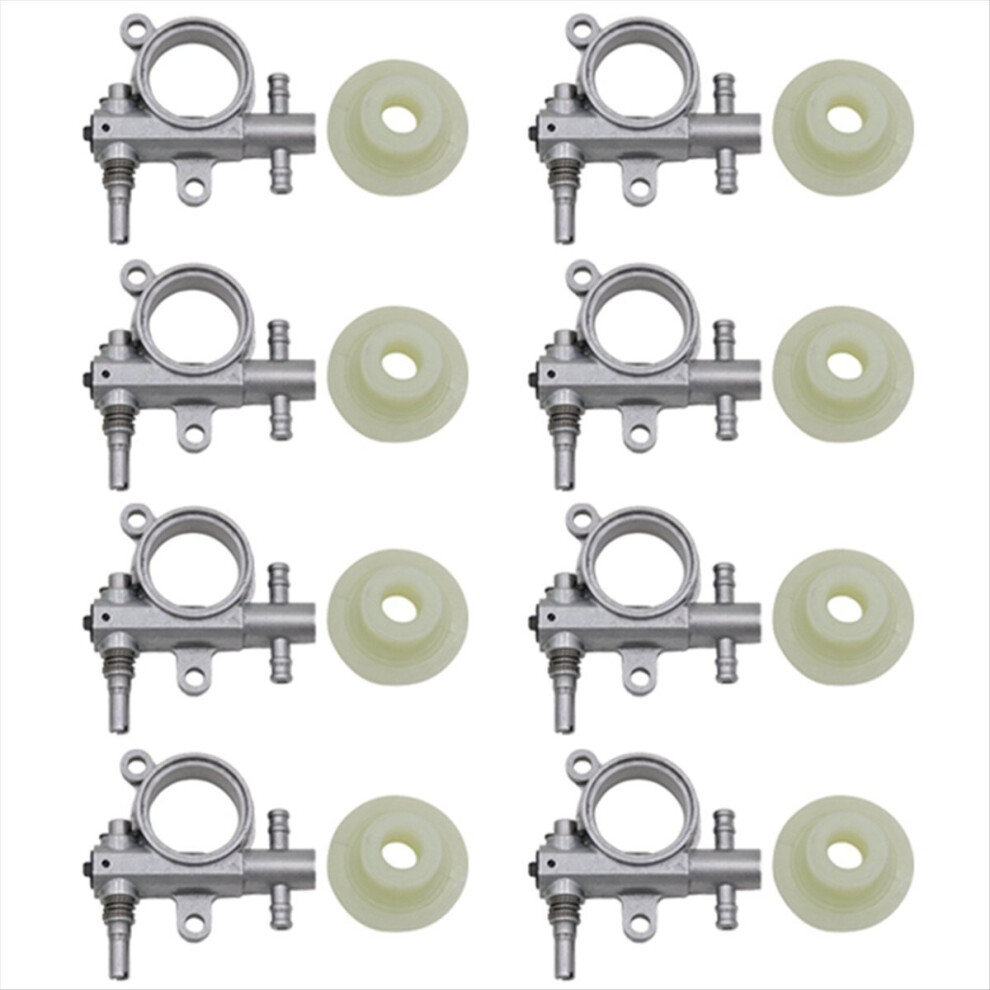 8 Set 2500/3800 Chainsaw Spare Parts Chainsaw Oil Silver 4852581958463