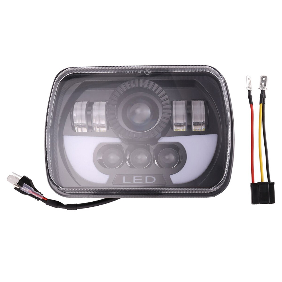 300W 5X7 Led Headlights Sealed Beam Head Lam Light 4852581930926