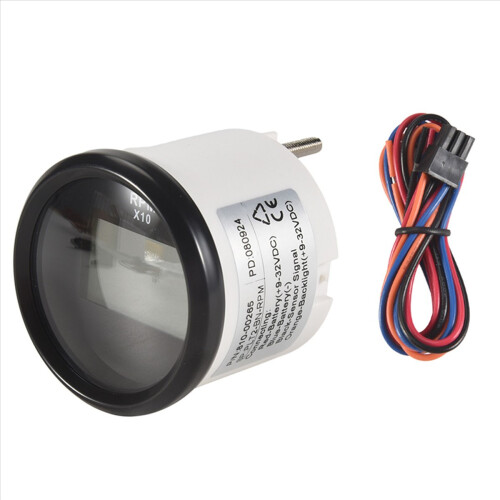 Boat LED Digital Tachometer Engine Hour Meter Mari 2