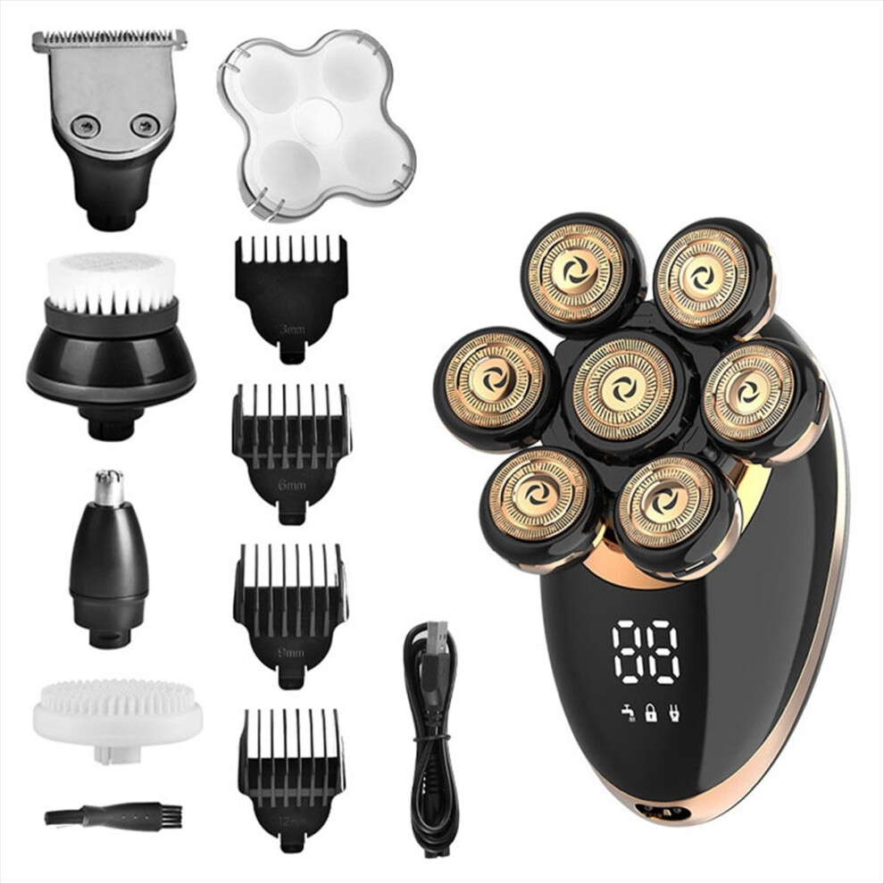 Photos - Electric Shaver Accessory 7-Head Electric Shaver USB Dharging Stainless Stee