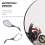 Universal 2Pcs Motorcycle Big Size Rear View Mirro 5