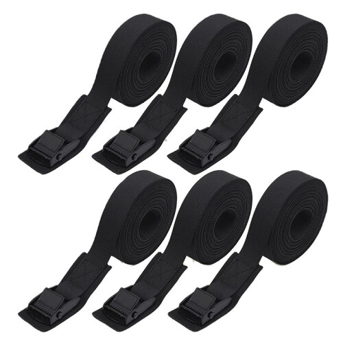 6.6Ft Lashing Straps with Adjustable Cam Buckles T