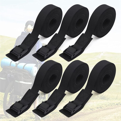 6.6Ft Lashing Straps with Adjustable Cam Buckles T 2