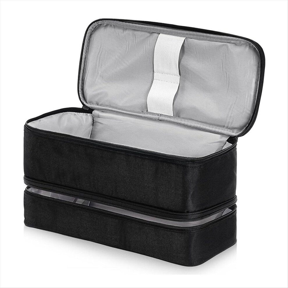Melitt Gray Carrying Case For Hair Dryer Flexstyle Brush Acces