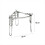 Foldable Triangular Stove Rack Portable Multifunct 5