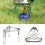 Foldable Triangular Stove Rack Portable Multifunct 6