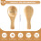 Short Handle 10 Packets of Small Wooden Spoon, Per 10