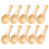 Short Handle 10 Packets of Small Wooden Spoon, Per 4