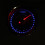 DC 12V Motorcycle Tachometer with Blue LED Backlig 5