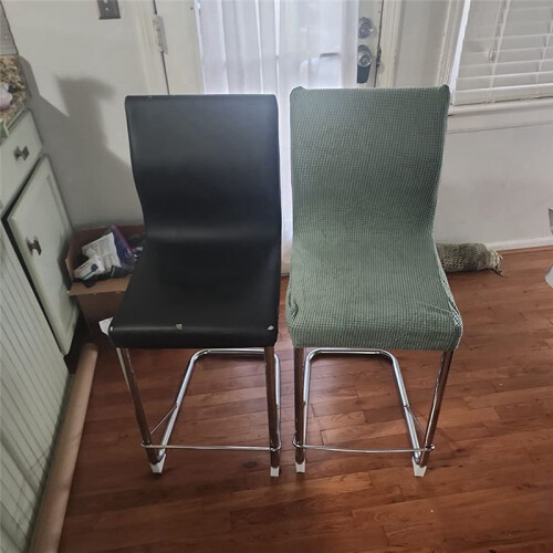 Reusable Pub Counter Stool Chair Covers Slipcover 2