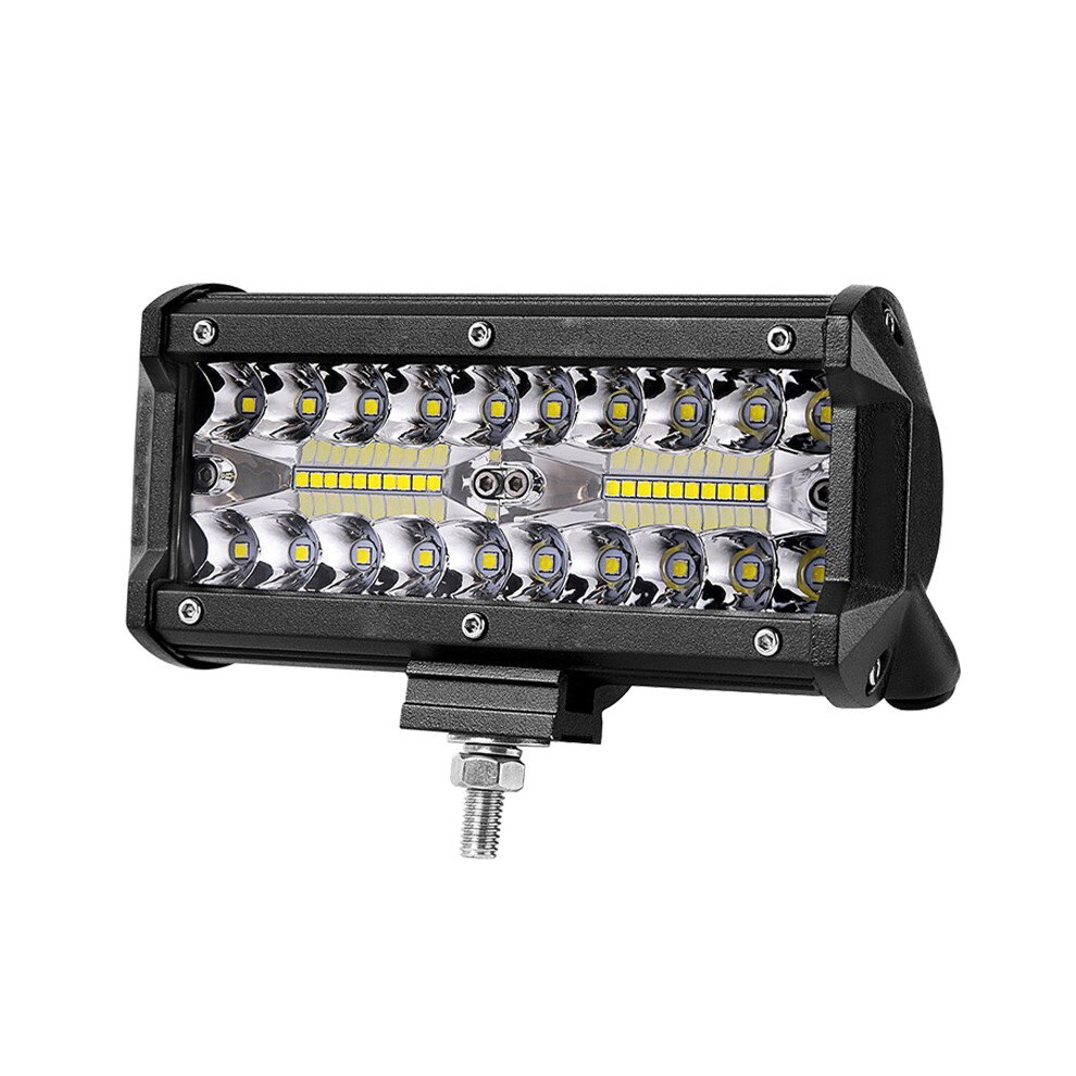 7 Inch 120W Combo Led Bars Spot Flood Beam F Light 4852581931152