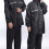 Men'S Raincoat Set Rainproof Mask Outdoor Work Hik 5