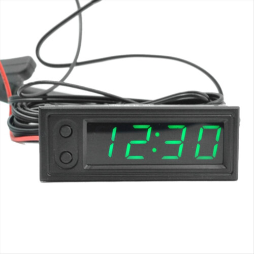 Car Clock Universal Automotive Digital Date 3 in 1 1