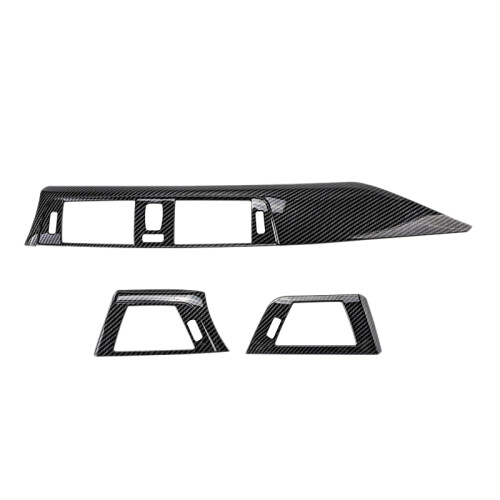 Carbon Fiber Center Console Air Outlet Panel Trim