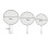 3PCS Stainless Steel Splatter Screen Mesh Pot Lid 7