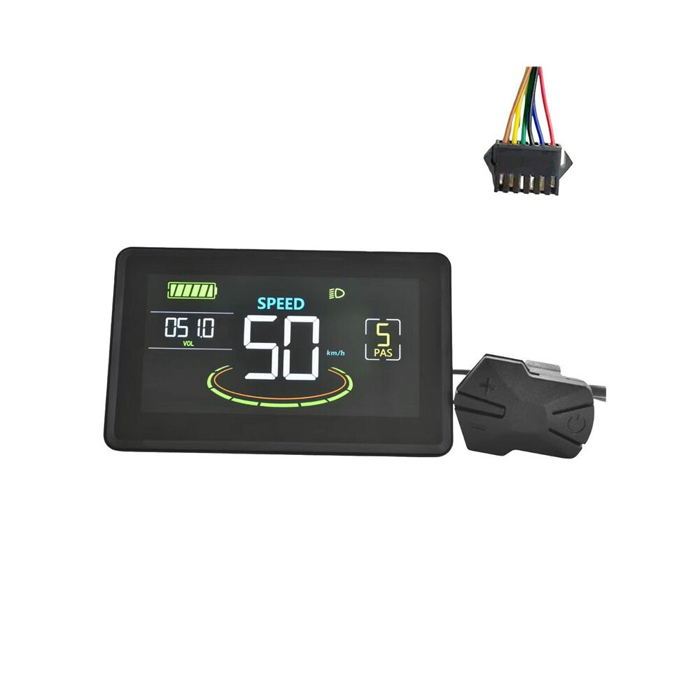 H6c Electric Bike Lcd Display Meter 24V-60V E Scoo 4852581949959