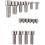 Universal Motorcycle Wheel Rear Mudguard Fender Ti 7