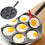 7 Cups Pancakes Frying Pans Breakfast Egg Pan Non- 4