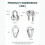 Hanger 1/4 Inch M6 Wire Rope Cable Clamp Thimble C 3
