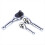 1/2Inch Quick Socket Ratchet Wrench Two-Way Short 8