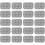 20 Pack 6-Cup Aluminum Muffin Pans - Cupcake Pans, 1