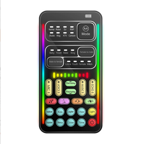 Live Sound Card Multiple Sound Effects Portable Li