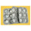 20 Pack 6-Cup Aluminum Muffin Pans - Cupcake Pans, 7