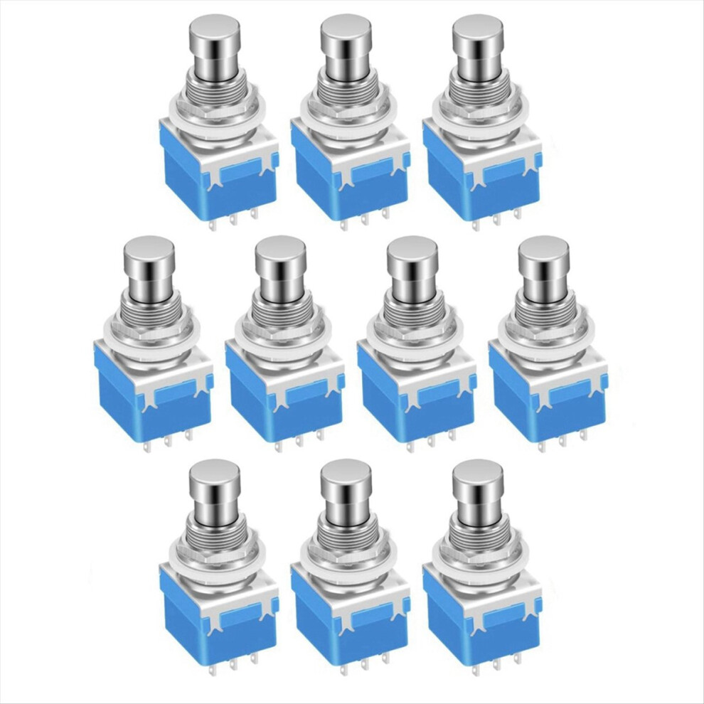 10Pcs Guitar Effects Pedal Footswitch 3Pdt Stomp P 4852581953833
