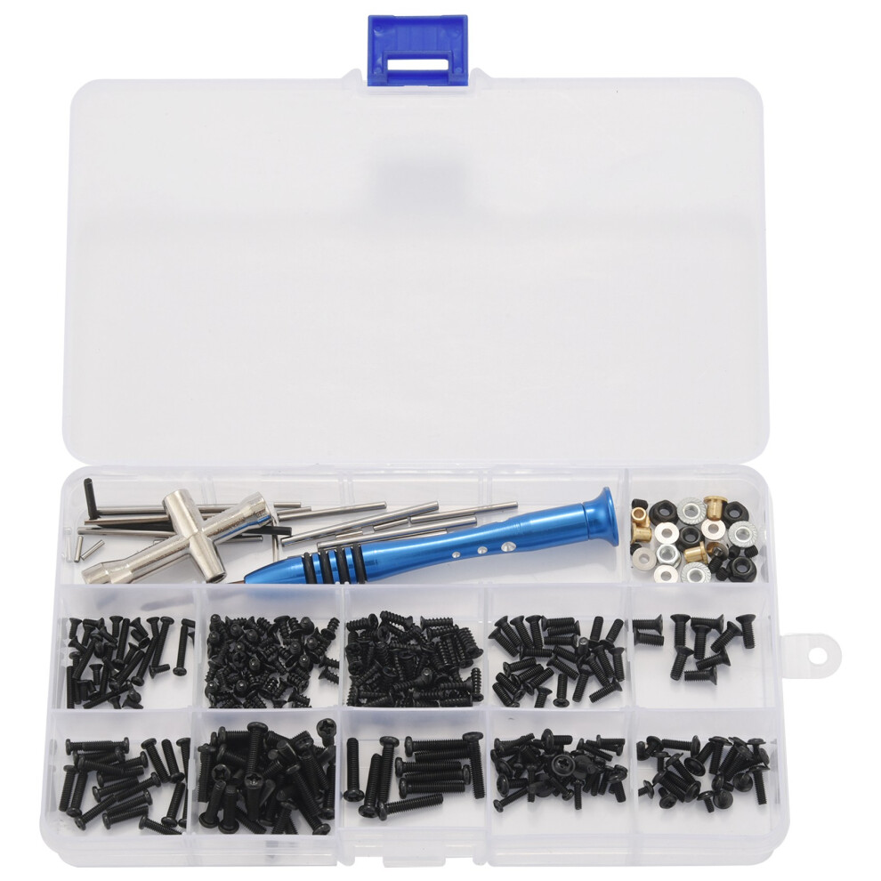 M2 M2.5 M3 Screw Fastener Kit Sleeve Hex Wrench Sw 4852581939387