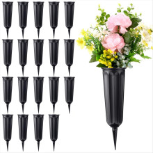 20 Pack Cemetery Vases with Spikes,Plastic Vases f