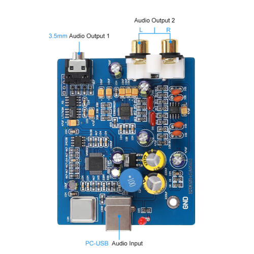 MIni USB Decoder Board ES9028K2M+SA9023 Fever Audi 2