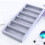 1Pcs 6 Slot Glasses Display Box, Organiser Sorting 5