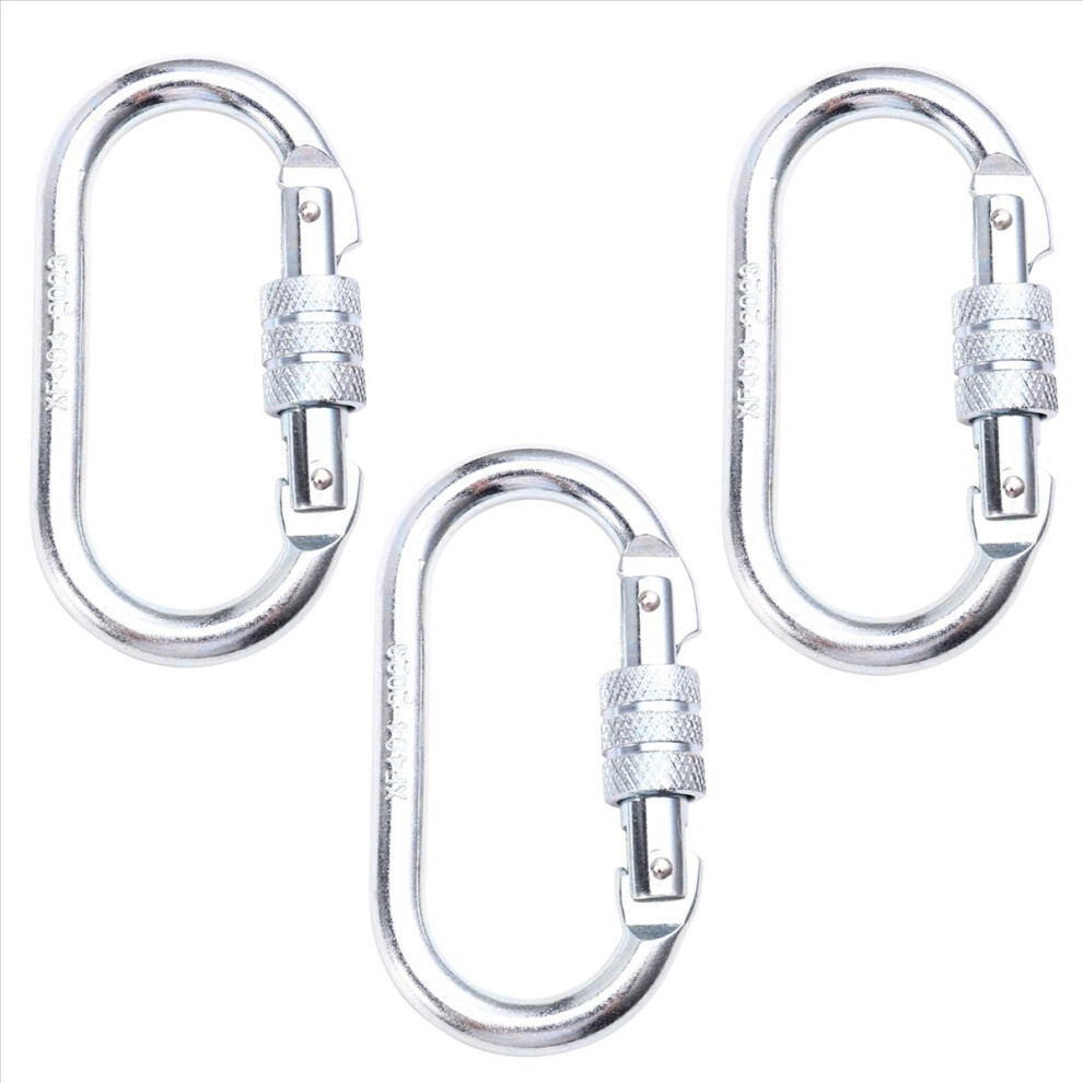 Photos - Climbing Gear 3Pcs/Set O Shape 25KN Alloy Steel Safety Buckle Pr