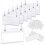 100PCS Clear Label Holders for Wire Shelf Retail P 1