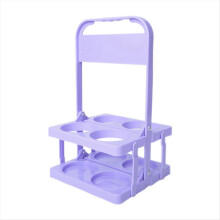 4 Holes Foldable Plastic Beverage Carrier,Reusable