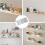 Floating Shelf Support Bracket,Hidden Brackets for 4