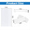 100PCS Clear Label Holders for Wire Shelf Retail P 3