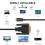 USB TYPE C to DVI Cable Type 24+1 Adapter 4K 30Hz 9