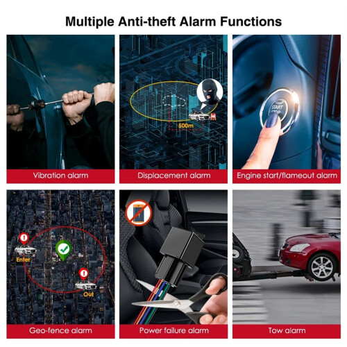4G Relay GPS Tracker Hide Car Cut Off Oil Tracking 2