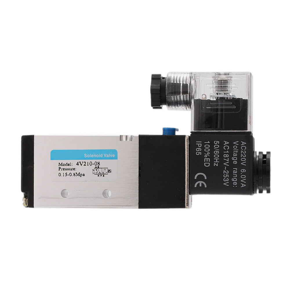 Pneumatic Electric Solenoid Valve 5 Way 2 Position 4852581963085
