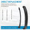 2Pcs Front Bumper Lip Spoiler Air Chin Splitter Lo 7
