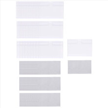 50Pcs Clear Plastic Label Holder Price Tag, Shelf