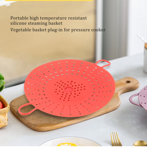 2 Pcs Silicone Steamer,Vegetable Steamer Basket In 2